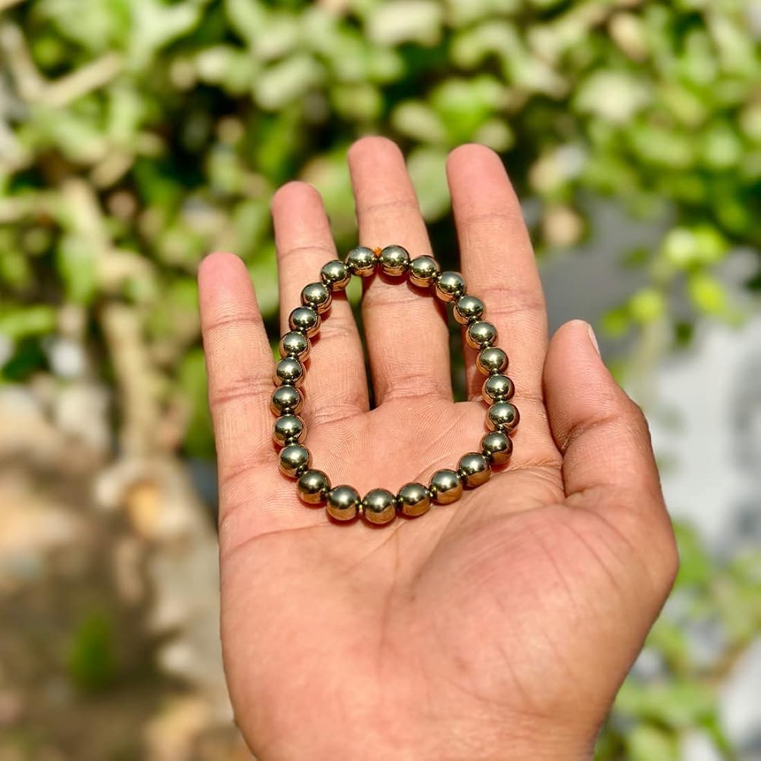 pyrite bracelet