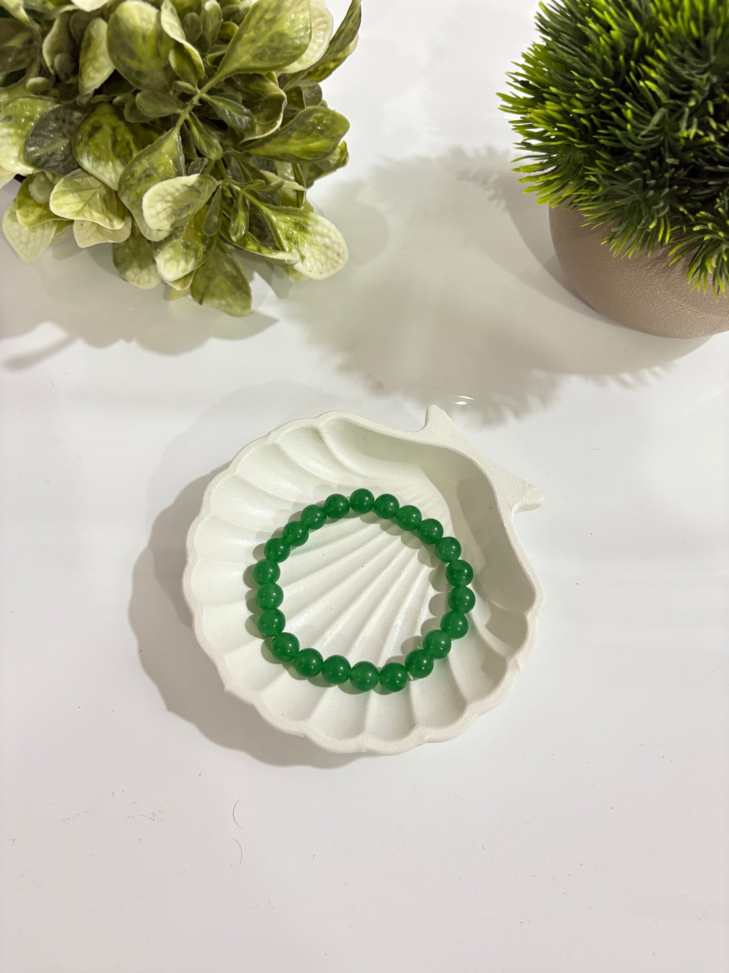 Green jade bracelet
